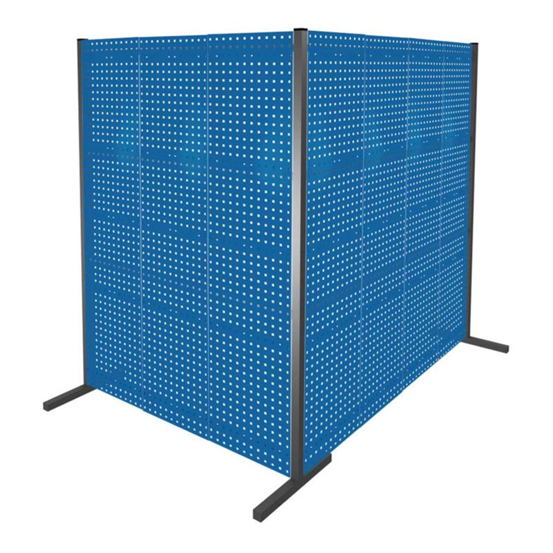 Kappes Trennwand RasterPlan Doppelfeld 90° H2000 mm RAL 5010 7 LP