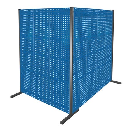 Kappes Trennwand RasterPlan Doppelfeld 90° H2000 mm RAL 5010 7 LP