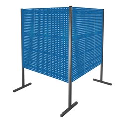 Kappes Trennwand RasterPlan Doppelfeld 90° L1500 / 1500 mm H1500 mm RAL 5010 6 LP