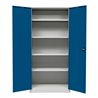 STIER Universalschrank mit 4 Fachböden 1800x800x380mm enzianblau verschweißt