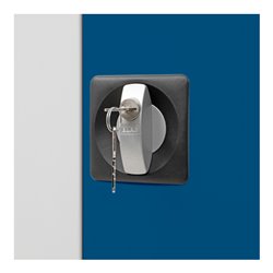 STIER Universalschrank mit 4 Fachböden 1950x920x420mm enzianblau verschweißt