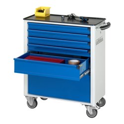 Rau Werkzeugwagen mit 6 Schubladen Metall BxTxH 700x350x860mm