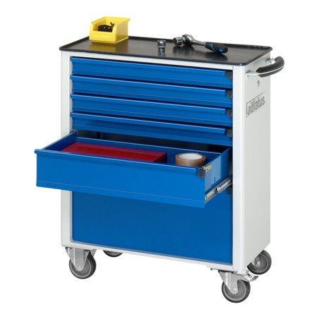 Rau Werkzeugwagen mit 6 Schubladen Metall BxTxH 700x350x860mm