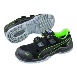 Sicherheitssandale Neodyme Green Low schwarz/grün Mikrofaser/Mesh