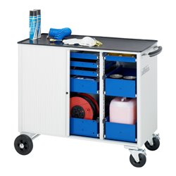 Rau Werkzeugwagen mit 6 Schubladen & Lochwandauszug Metall BxTxH 1025x520x890mm