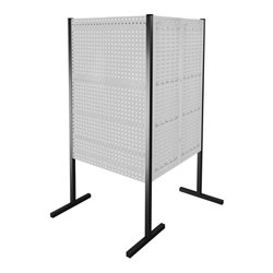 Kappes Trennwand RasterPlan Doppelfeld 90° H1500 mm RAL 7035 2 LP 2 SP