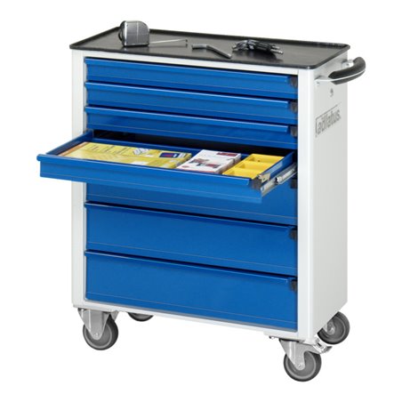 Rau Werkzeugwagen mit 7 Schubladen Metall BxTxH 700x350x860mm