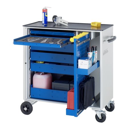 Rau Werkzeugwagen mit 7 Schubladen Metall BxTxH 1025x520x1080mm