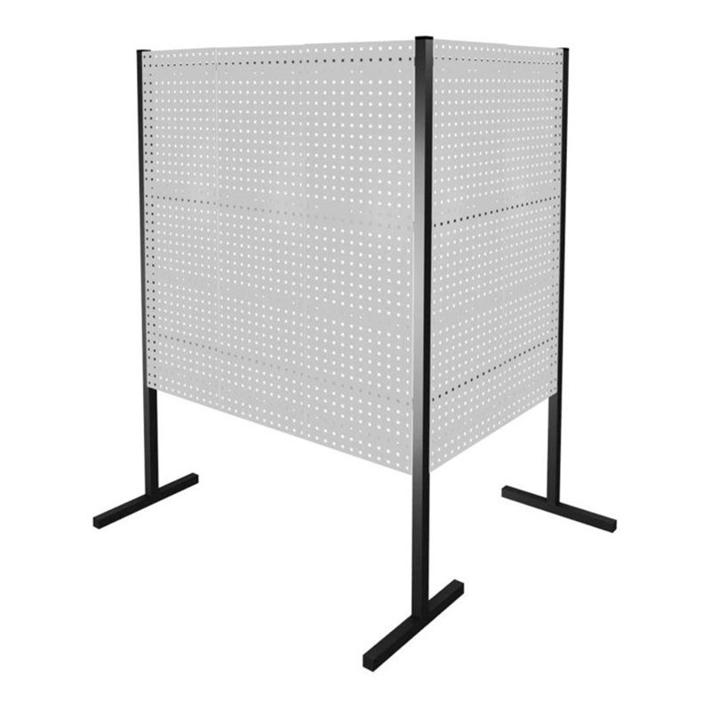 Kappes Trennwand RasterPlan Doppelfeld 90° H1500 mm RAL 7035 5 LP