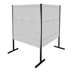 Kappes Trennwand RasterPlan Doppelfeld 90° L1500 / 1500 mm H1500 mm RAL 7035 6 LP