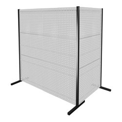 Kappes Trennwand RasterPlan Doppelfeld 90° L1000 / 2000 mm H2000 mm RAL 7035 6 LP