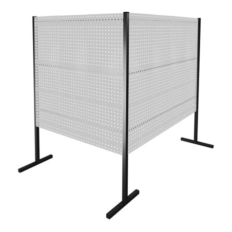 Kappes Trennwand RasterPlan Doppelfeld 90° H1500 mm RAL 7035 7 LP