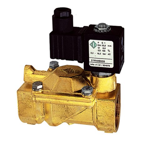 Riegler 2/2-MV,MS,NC,vorge.,230-240V,50-60Hz,16VA,NBR,G3/4,PN0,2-16bar