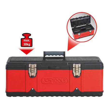 KS Tools Kunststoff-Stahlblech-Werkzeugkiste, 470x238x203mm