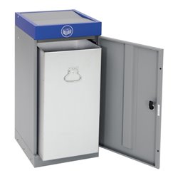 Stumpf Sortssystem ProTec-Plus, graualu/5010, verzinkter Innenbehälter, 70 Liter