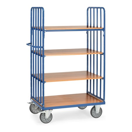 fetra Etagenwagen 8313 mit Streben - Tragkraft 600kg TPE-Reifen