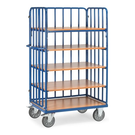 fetra Etagenwagen 8353-1 mit Streben - Tragkraft 600kg TPE-Reifen