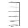 Schulte Anbauregal Steckregal MULTIplus85 2500 x 1000 x 600 mm 6 Fachböden Kreuzstrebe verzinkt