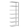 Schulte Anbauregal Steckregal MULTIplus85 3000 x 1000 x 500 mm 7 Fachböden Kreuzstrebe verzinkt