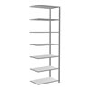 Schulte Anbauregal Steckregal MULTIplus85 3000 x 1000 x 600 mm 7 Fachböden Kreuzstrebe verzinkt