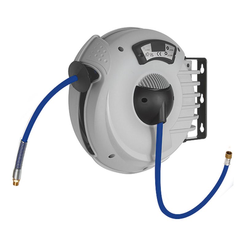 Riegler Schlauchaufroller, PU-Schlauch Durchmesser 12x8, G 1/4, Schlauchlänge 12 m