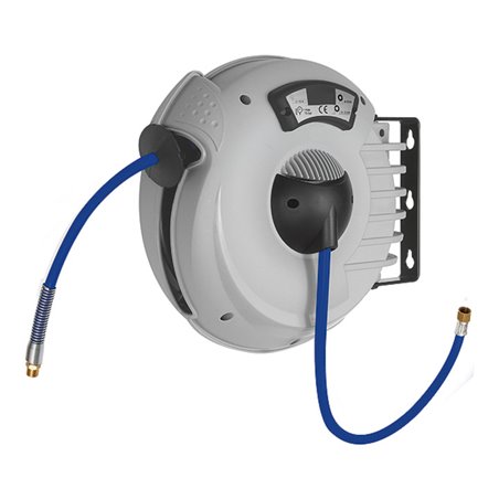 Riegler Schlauchaufroller, PU-Schlauch Durchmesser 12x8, G 1/4, Schlauchlänge 12 m