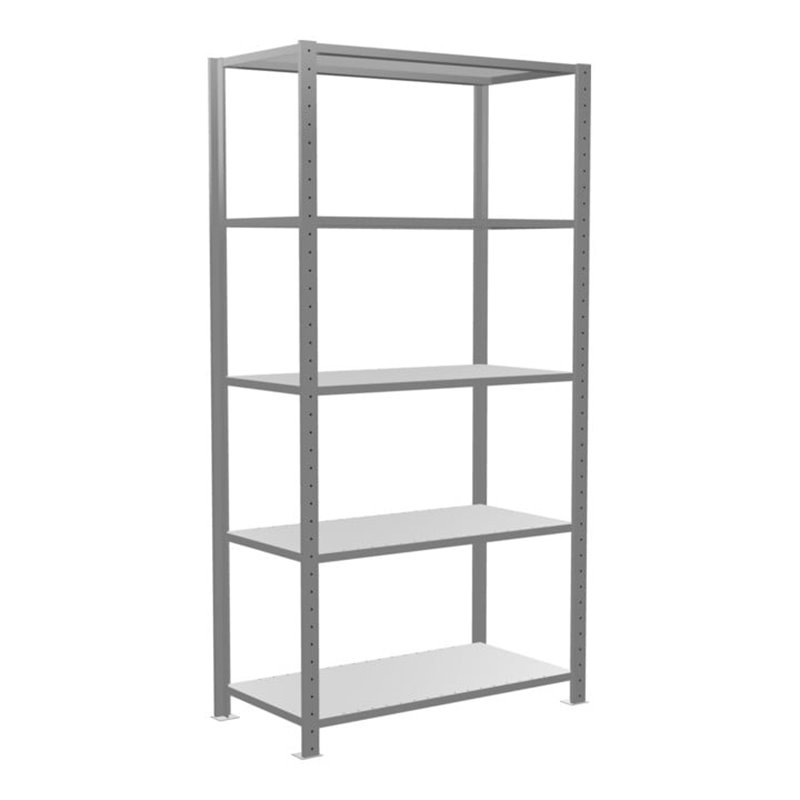 Schulte Grundregal Steckregal MULTIplus85 2000 x 1000 x 500 mm 5 Fachböden Kreuzstrebe verzinkt