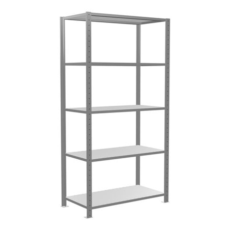 Schulte Grundregal Steckregal MULTIplus85 2000 x 1000 x 500 mm 5 Fachböden Kreuzstrebe verzinkt