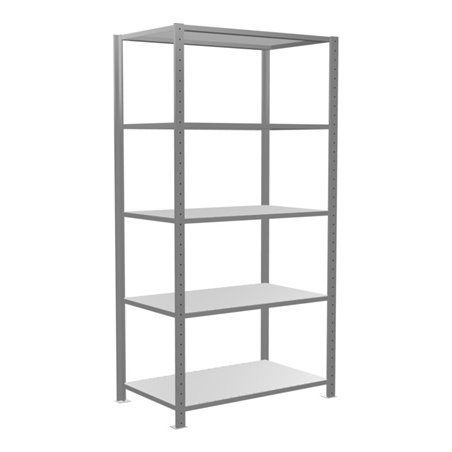 Schulte Grundregal Steckregal MULTIplus85 2000 x 1000 x 600 mm 5 Fachböden Kreuzstrebe verzinkt