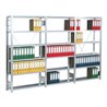 Regalwerk BERT Büroregal Grundfeld HxBxT 2000x1005x600mm 6 Fachböden für 5 Ordner