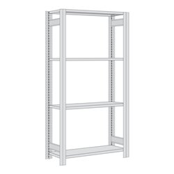 Regalwerk BERT Reifenregal Grundfeld HxBxT 2000x875x400mm