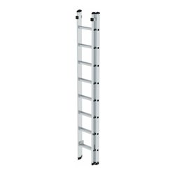 MUNK Aluminium-Schiebeleiter 2-teilig 2 x 8 Sprossen