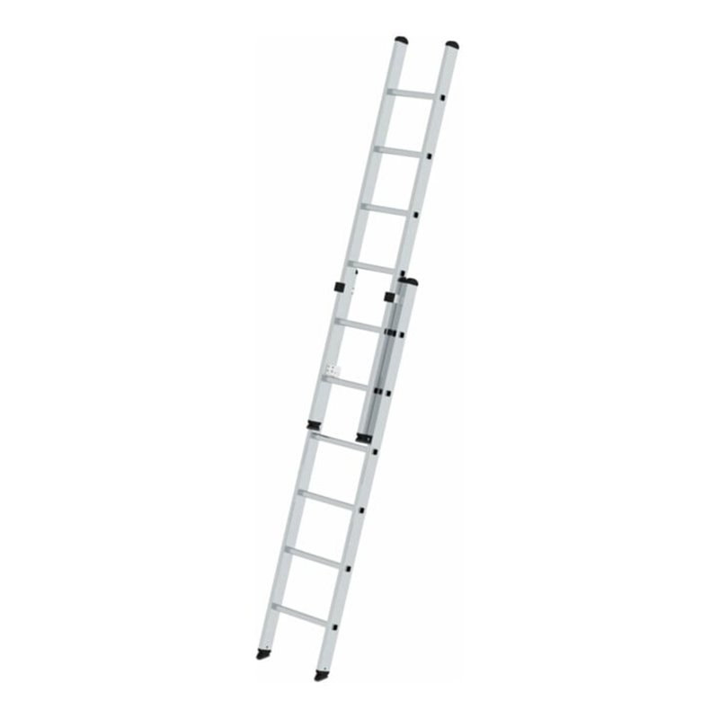 MUNK Aluminium-Schiebeleiter 2-teilig 2 x 6 Sprossen
