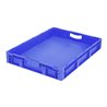 Bito Eurostapelbehälter XL mit Doppelboden / XL 86121D L800xB600xH120 mm, blau