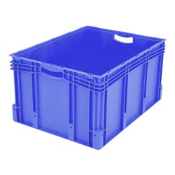 Bito Eurostapelbehälter XL mit Doppelboden / XL 86421D L800xB600xH420 mm, blau