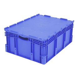 Bito Eurostapelbehälter XL mit Deckel XLD86321D L800xB600xH338 mm, blau