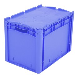 Bito Eurostapelbehälter XL mit Deckel XLD64421D L600xB400xH438 mm, blau