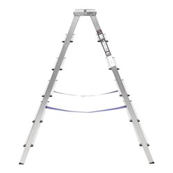 STIER Stufen Stehleiter 2x6 Stufen beidseitig begehbar FI-6