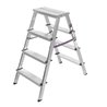 STIER Stufen Stehleiter 2x4 Stufen beidseitig begehbar FI-4