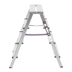 STIER Stufen Stehleiter 2x4 Stufen beidseitig begehbar FI-4