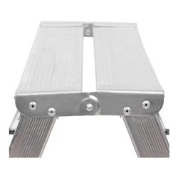 STIER Stufen Stehleiter 2x4 Stufen beidseitig begehbar FI-4