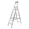 STIER Stufen Stehleiter Premium 6 Stufen einseitig begehbar