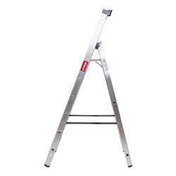 STIER Stufen Stehleiter Premium 6 Stufen einseitig begehbar