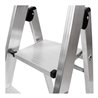 STIER Stufen Stehleiter Premium 6 Stufen einseitig begehbar