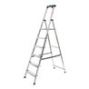 STIER Stufen Stehleiter 6 Stufen einseitig begehbar