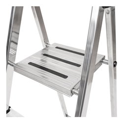 STIER Stufen Stehleiter 6 Stufen einseitig begehbar