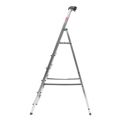 STIER Stufen Stehleiter 6 Stufen einseitig begehbar