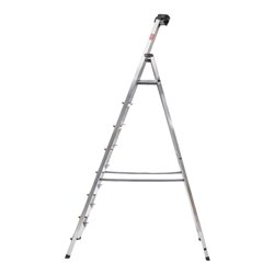 STIER Stufen Stehleiter 8 Stufen einseitig begehbar