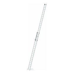 MUNK Aluminium-Seilzugleiter 2-teilig 2 x 20 Sprossen