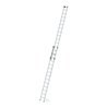 MUNK Aluminium-Seilzugleiter 2-teilig 2 x 14 Sprossen